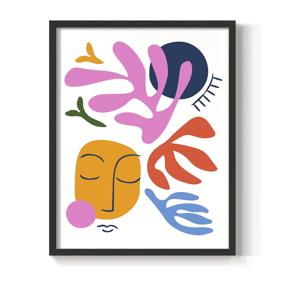 Matisse CDXL in Black Solid Wood Framed Print No Nail Hanging