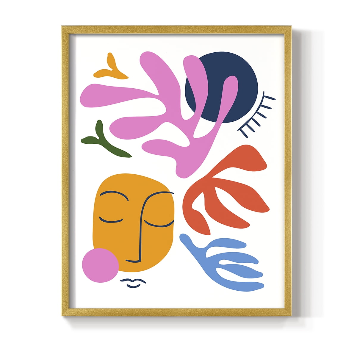 Matisse CDXL in Gold Solid Wood Framed Print No Nail Hanging