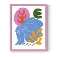 thumbnail image 1 of Matisse CDXLI in Pink Solid Wood Framed Print No Nail Hanging, 1 of 6