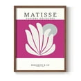 thumbnail image 1 of Matisse CDXXII in Brown Solid Wood Framed Print No Nail Hanging, 1 of 6