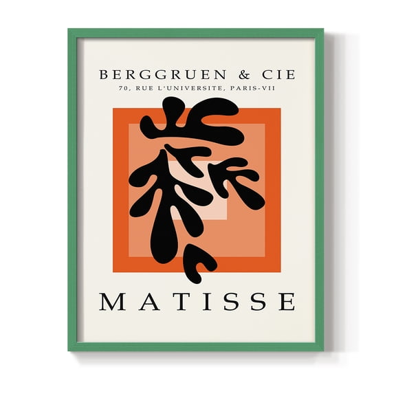 Matisse CII Framed Print - Solid Wood
