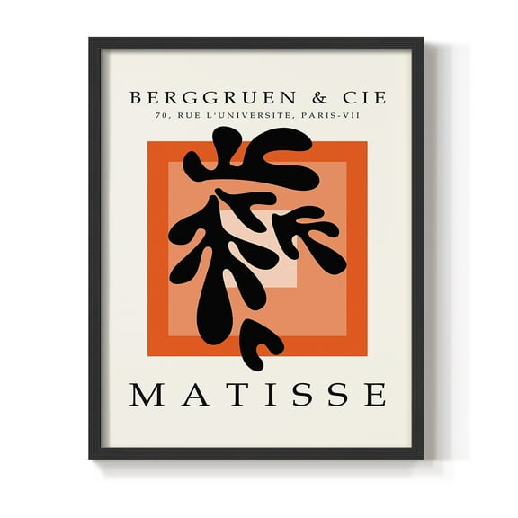 Matisse CII Framed Print - Solid Wood