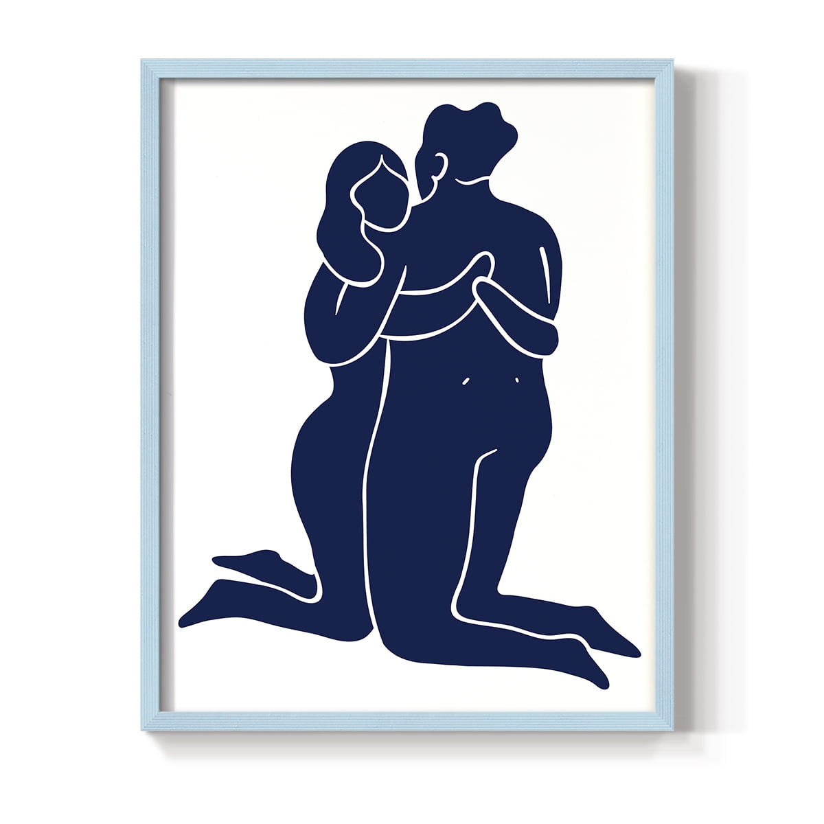 Matisse CIV Framed Print in Blue Solid Wood 11 x 14 Framed Print