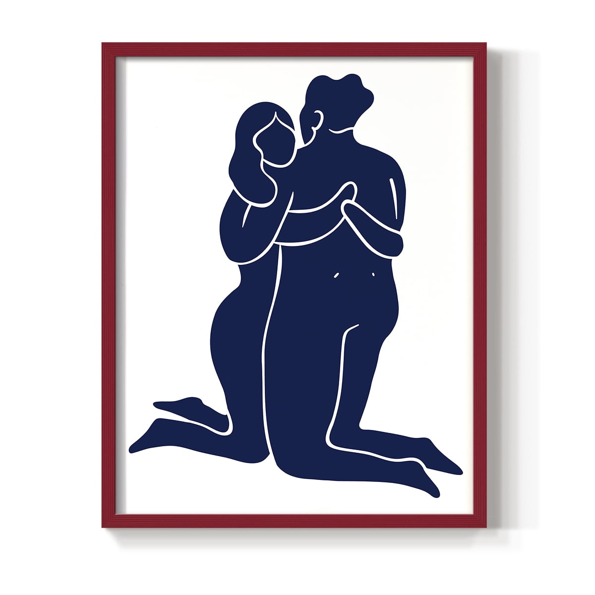 Matisse CIV Framed Print in Red Solid Wood 8 x 10 Framed Print