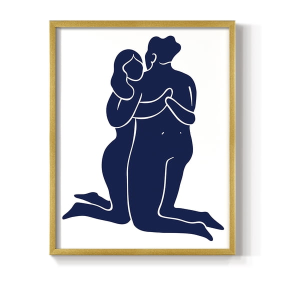 Matisse CIV Framed Print in Gold Solid Wood 8 x 10 Framed Print