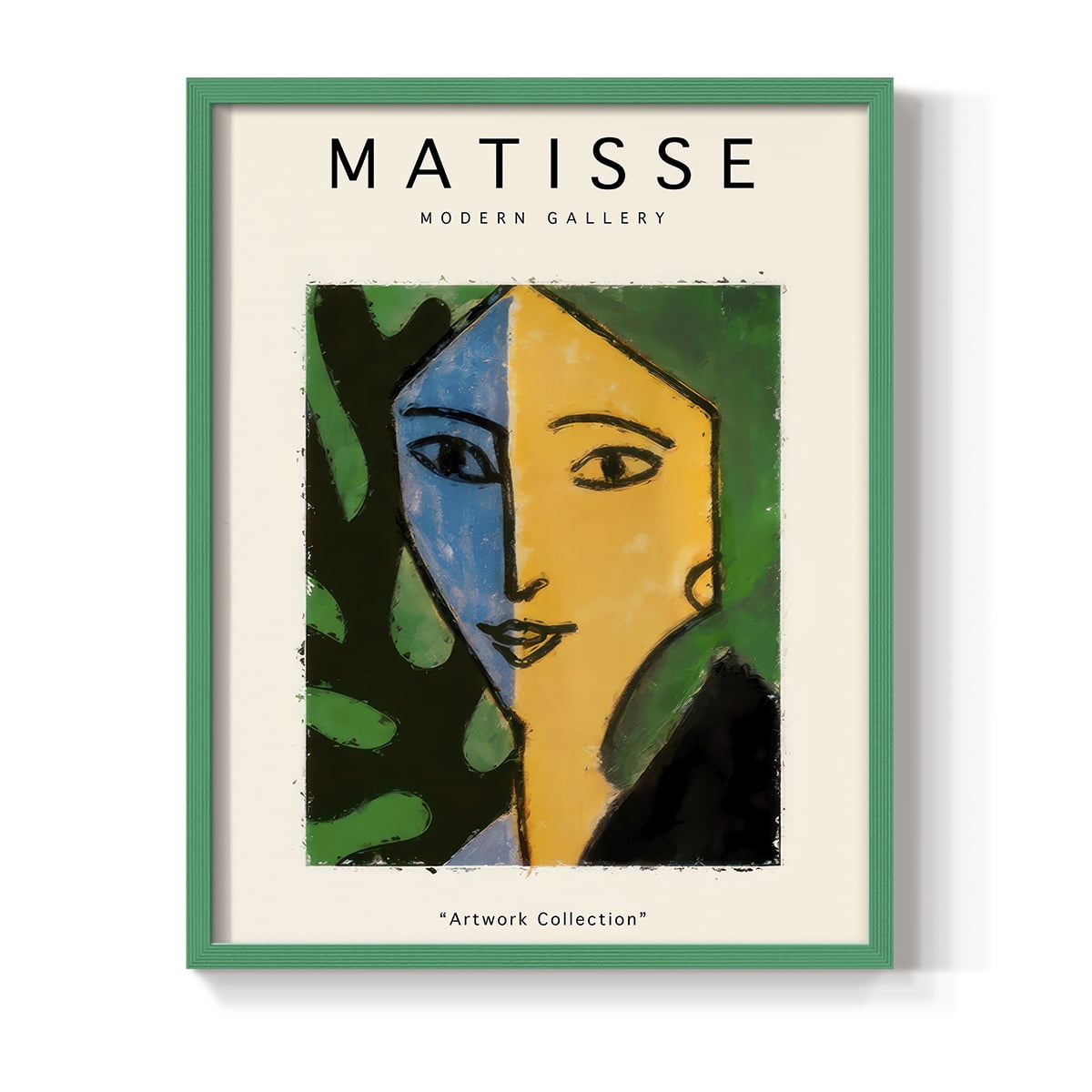 Matisse CLXXV Framed Print in Green Solid Wood 11 x 14 Framed Print