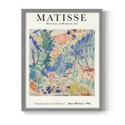 Matisse CLXXVI Framed Print in Gray Solid Wood 8 x 10 Framed Print