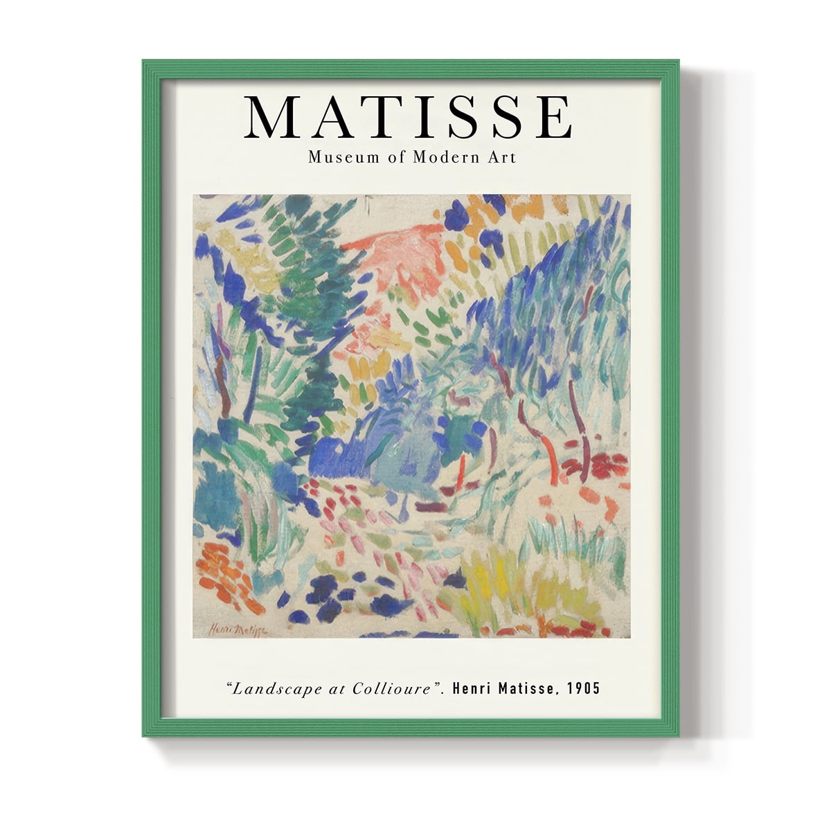 Matisse CLXXVI Framed Print in Green Solid Wood 8 x 10 Framed Print