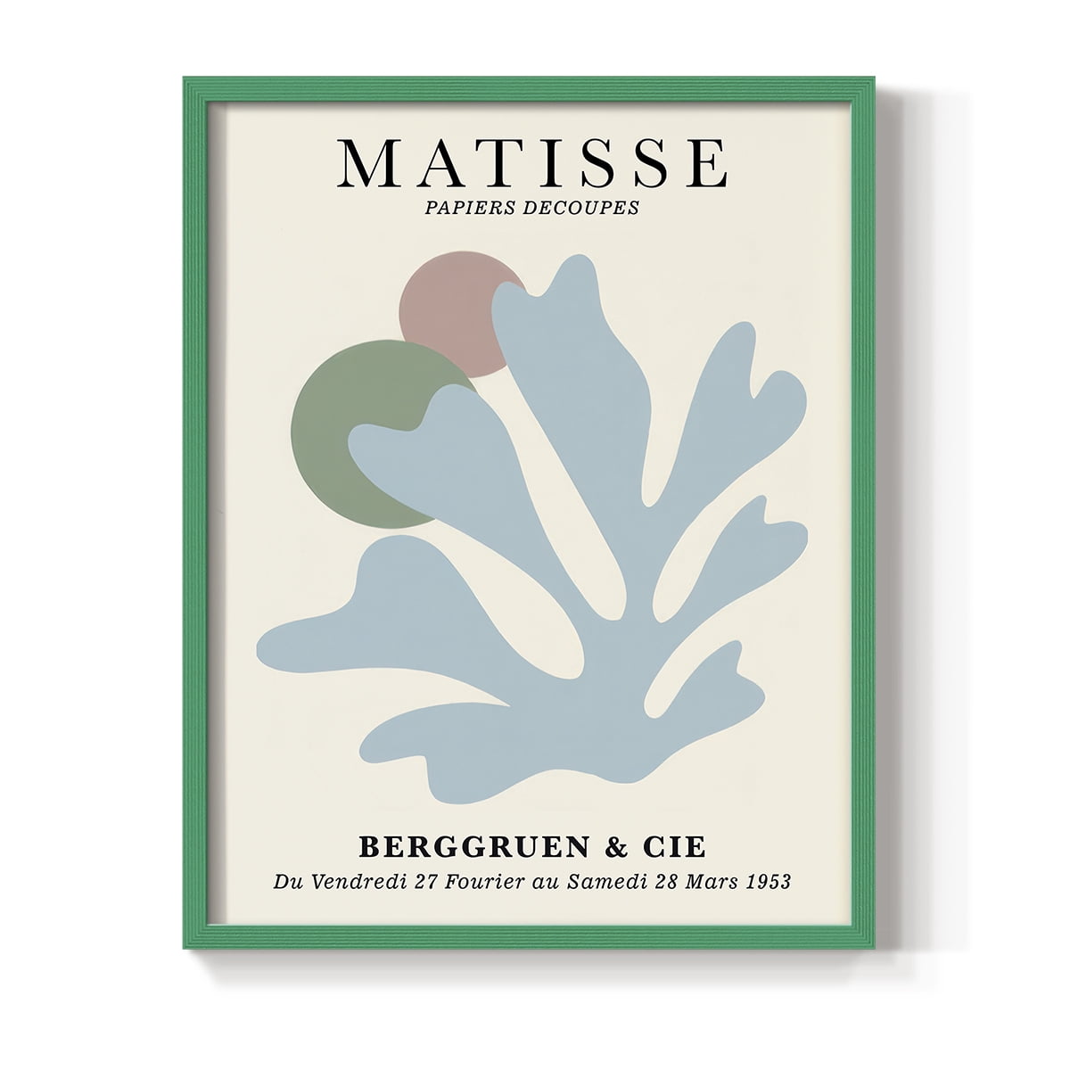 Matisse CLXXXIII Framed Print in Green Solid Wood 8 x 10 Framed Print