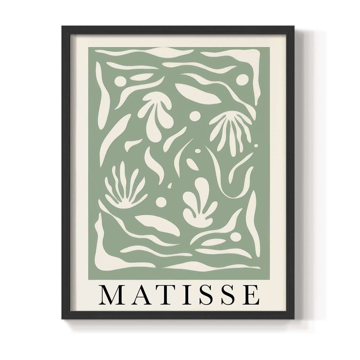 Matisse CLXXXIV Framed Print in Black Solid Wood 11 x 14 Framed Print