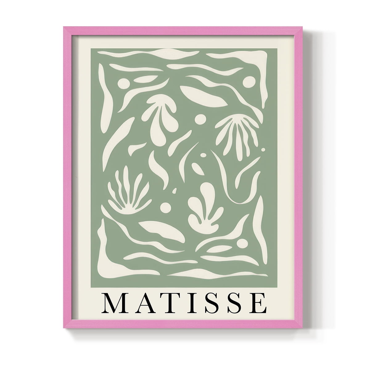 Matisse CLXXXIV Framed Print in Pink Solid Wood 11 x 14 Framed Print
