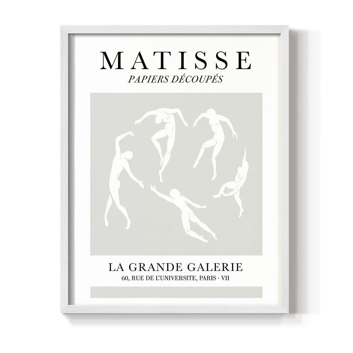 Matisse CLXXXIX Framed Print in White Solid Wood 11 x 14 Framed Print