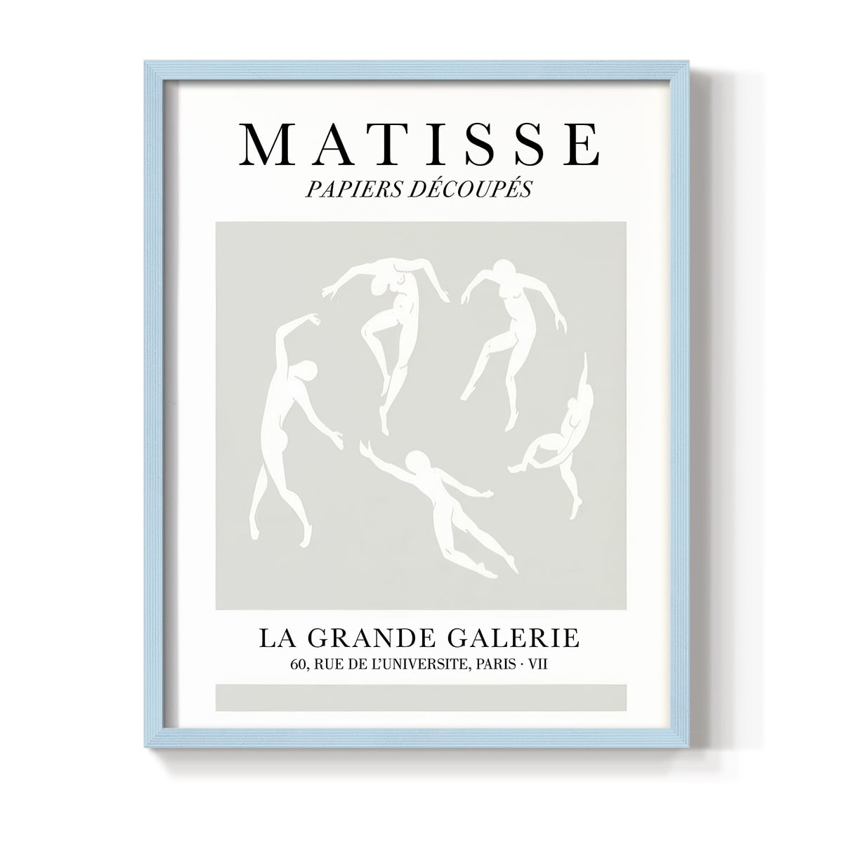 Matisse CLXXXIX Framed Print in Blue Solid Wood 11 x 14 Framed Print