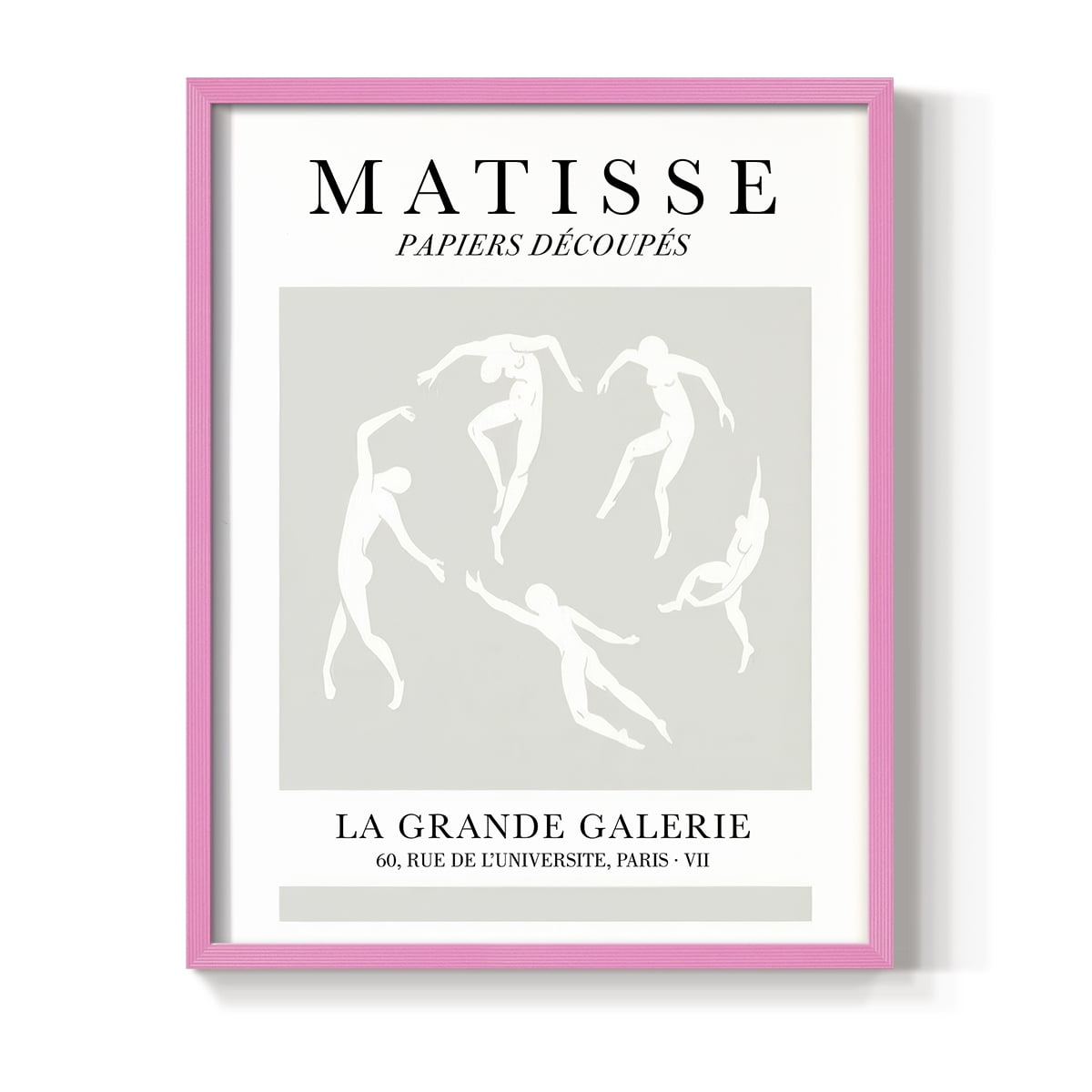 Matisse CLXXXIX Framed Print in Pink Solid Wood 11 x 14 Framed Print