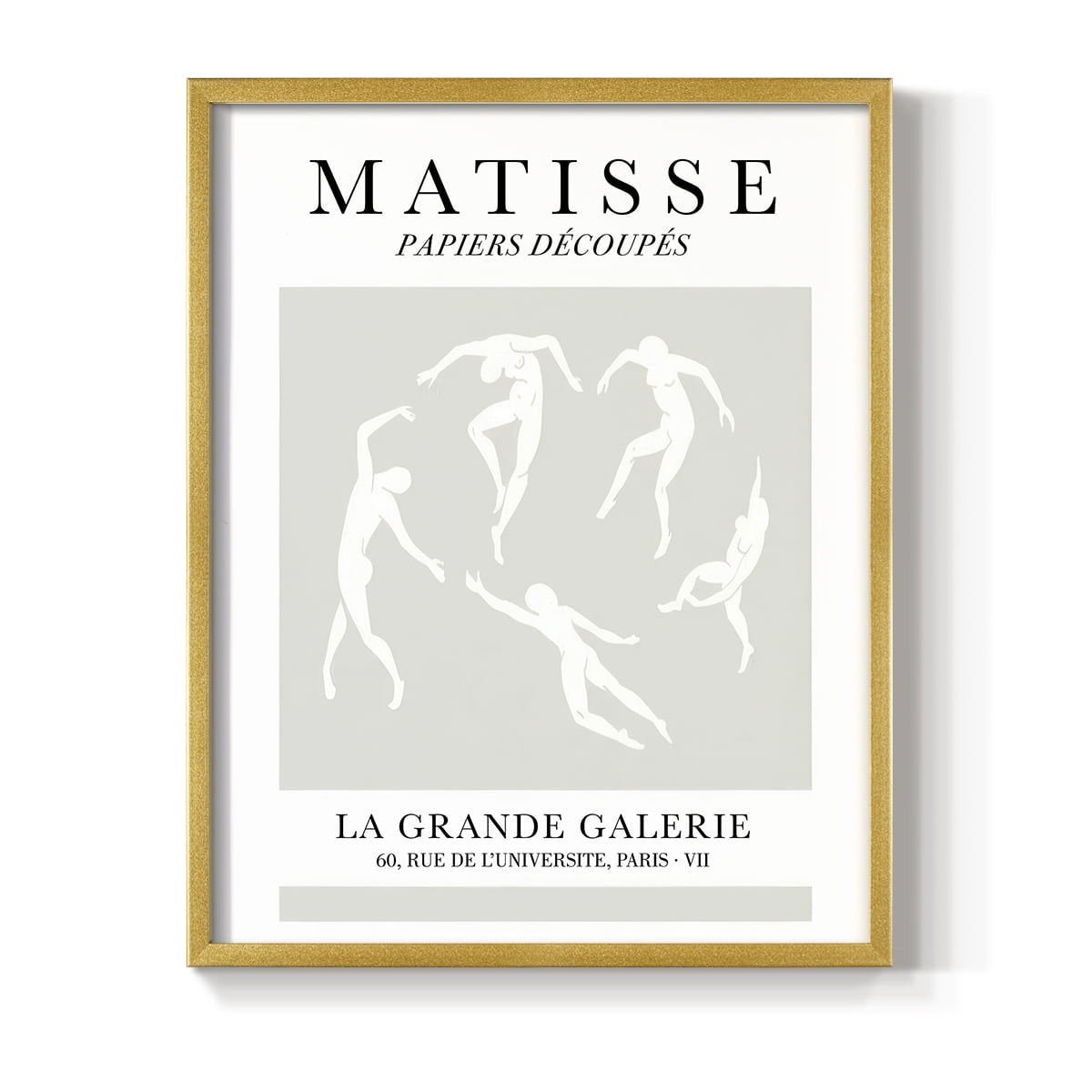 Matisse CLXXXIX Framed Print in Gold Solid Wood 16 x 20 Framed Print