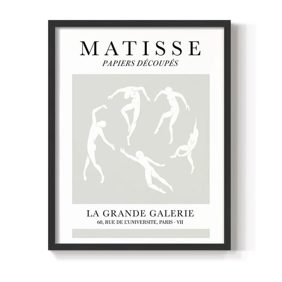 Matisse CLXXXIX Framed Print in Black Solid Wood 16 x 20 Framed Print