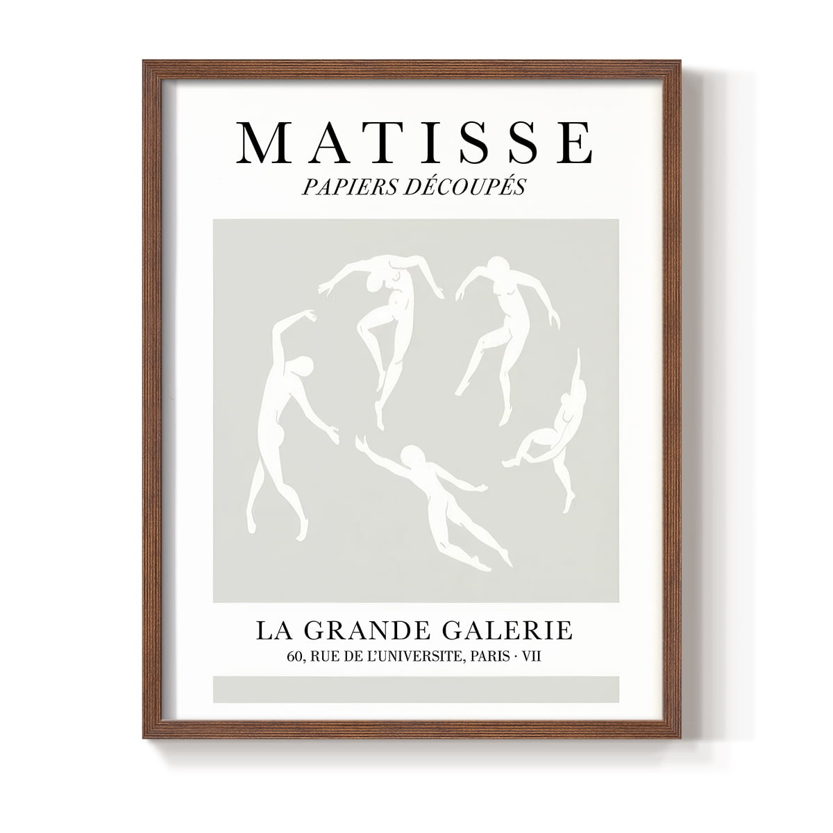 Matisse CLXXXIX Framed Print in Brown Solid Wood 8 x 10 Framed Print