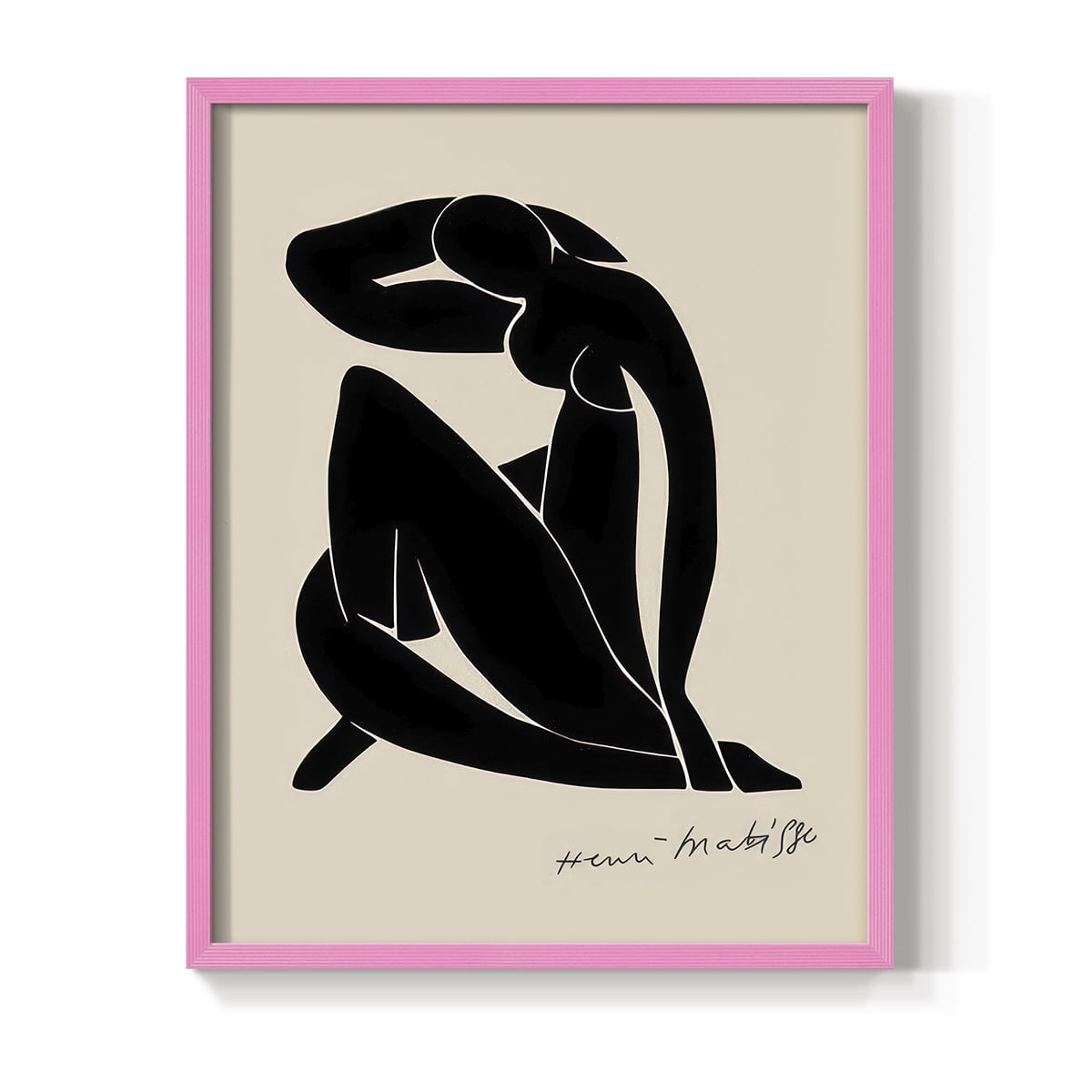 Matisse CLXXXVI Framed Print in Pink Solid Wood 8 x 10 Framed Print