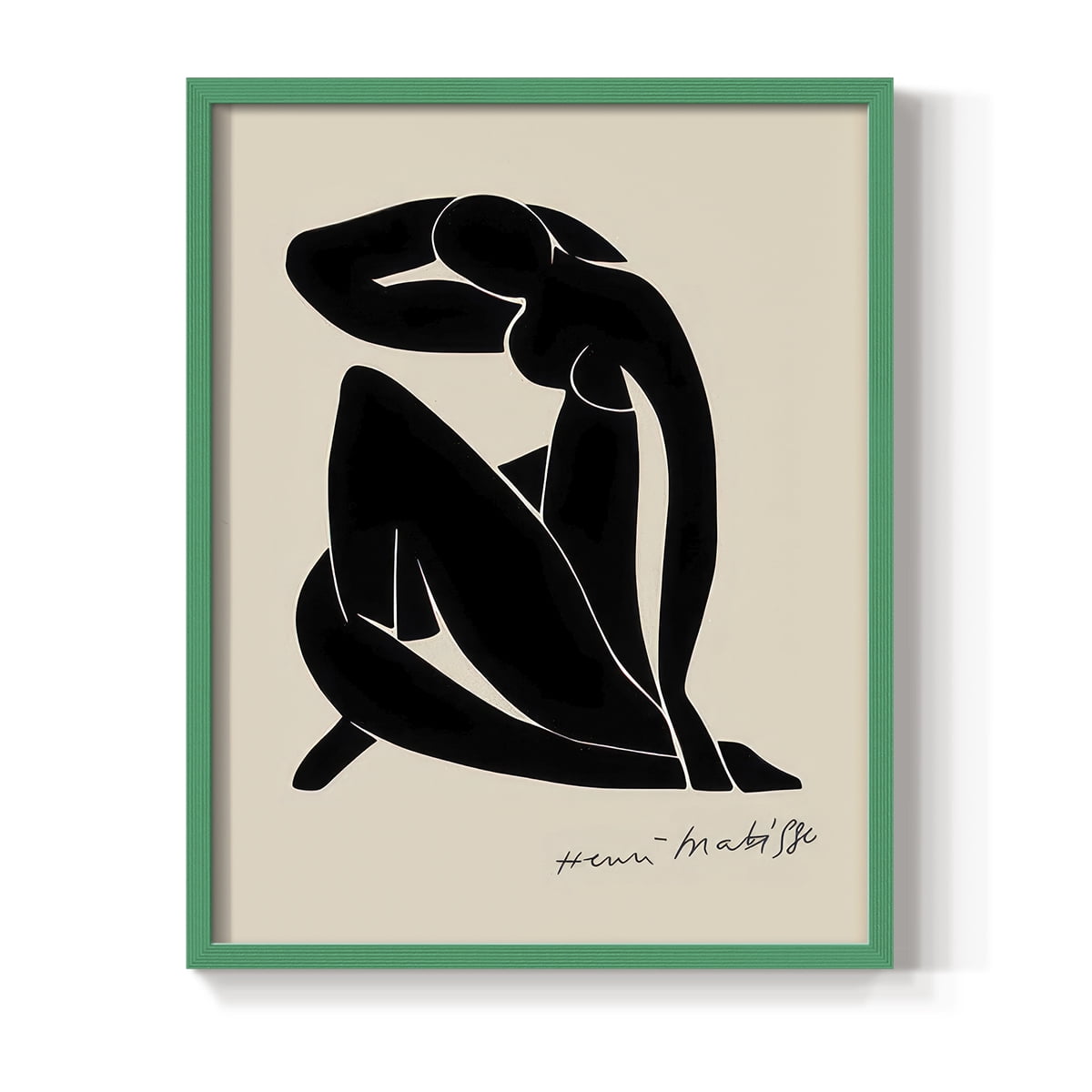 Matisse CLXXXVII Framed Print in Green Solid Wood 8 x 10 Framed Print