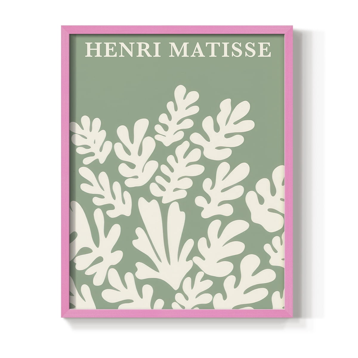 Matisse CLXXXVIII Framed Print in Pink Solid Wood 11 x 14 Framed Print