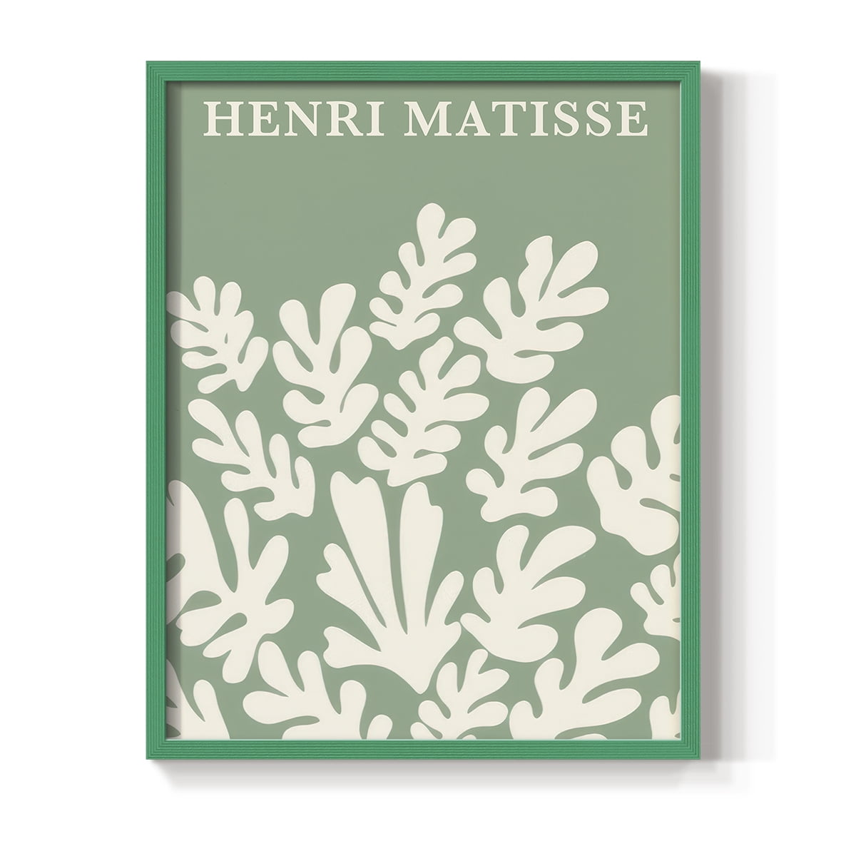 Matisse CLXXXVIII Framed Print in Green Solid Wood 8 x 10 Framed Print