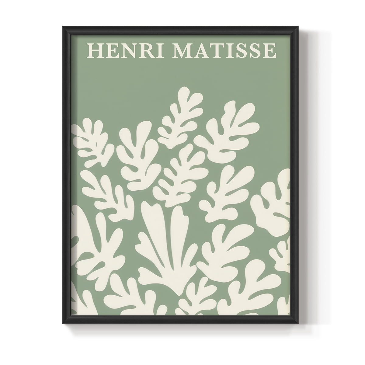 Matisse CLXXXVIII Framed Print in Black Solid Wood 8 x 10 Framed Print