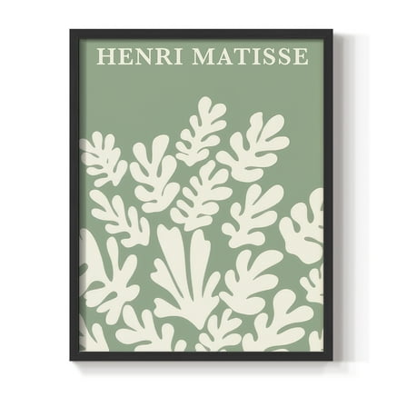 Matisse CLXXXVIII Framed Print in Black Solid Wood 8 x 10 Framed Print