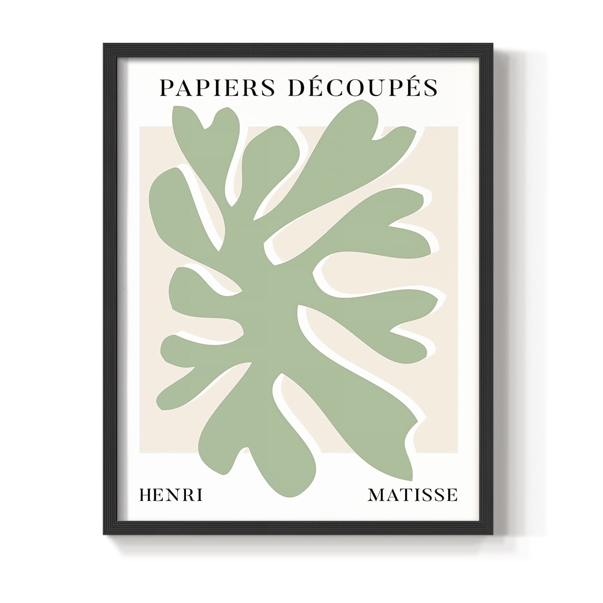 Matisse CV Framed Print in Black Solid Wood 11 x 14 Framed Print