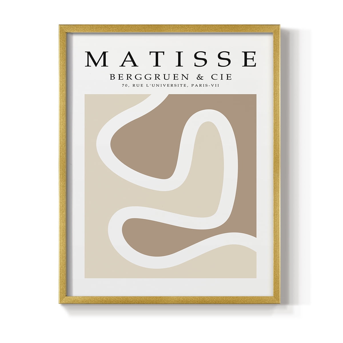 Matisse CVI Framed Print in Gold Solid Wood 11 x 14 Framed Print