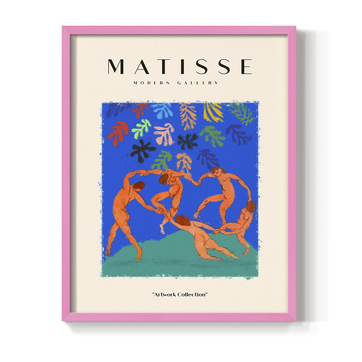Matisse CX Framed Print in Pink Solid Wood 8 x 10 Framed Print