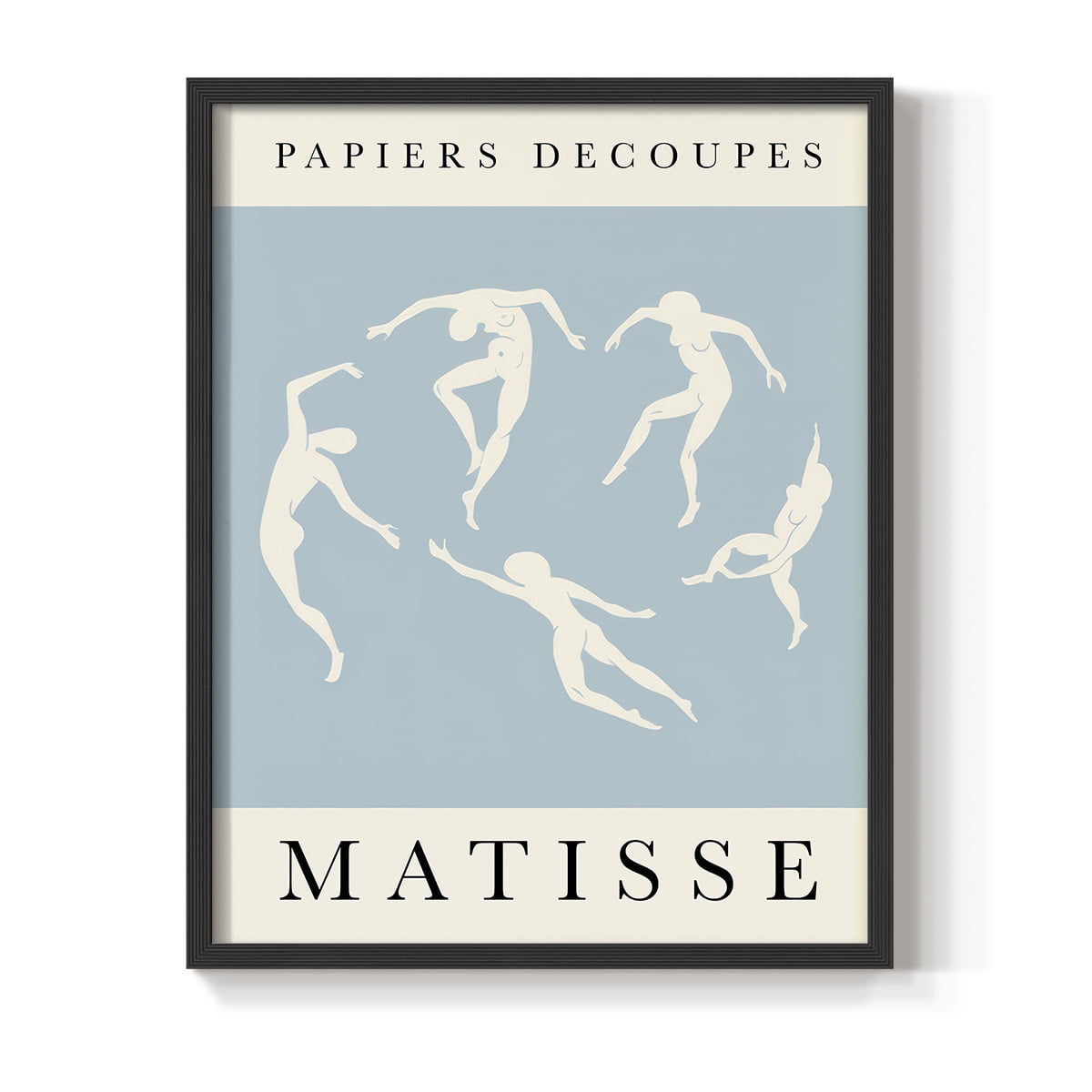 Matisse CXCII Framed Print in Black Solid Wood 22 x 28 Framed Print