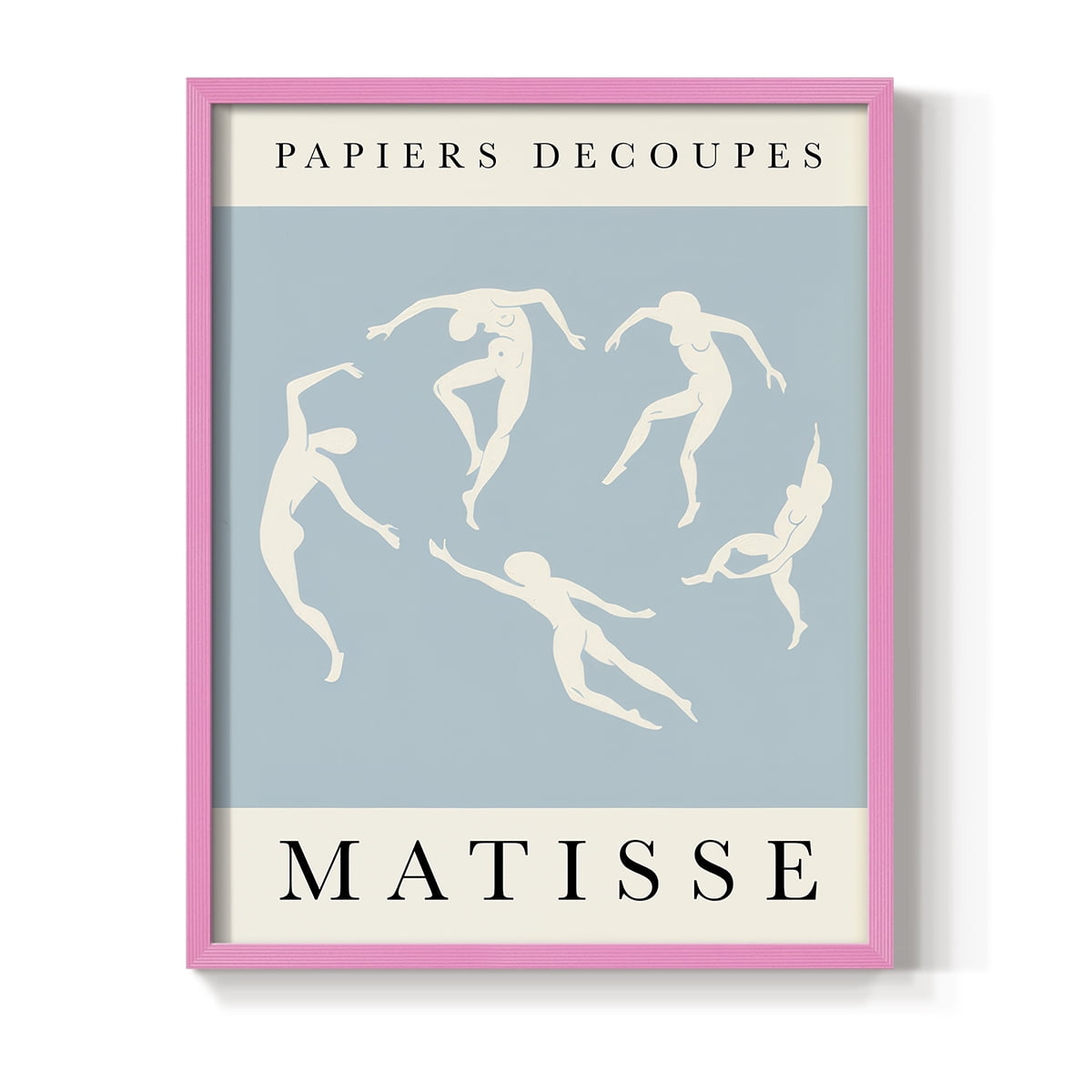 Matisse CXCII Framed Print in Pink Solid Wood 8 x 10 Framed Print