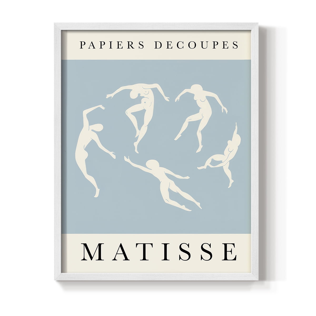 Matisse CXCII Framed Print in White Solid Wood 8 x 10 Framed Print