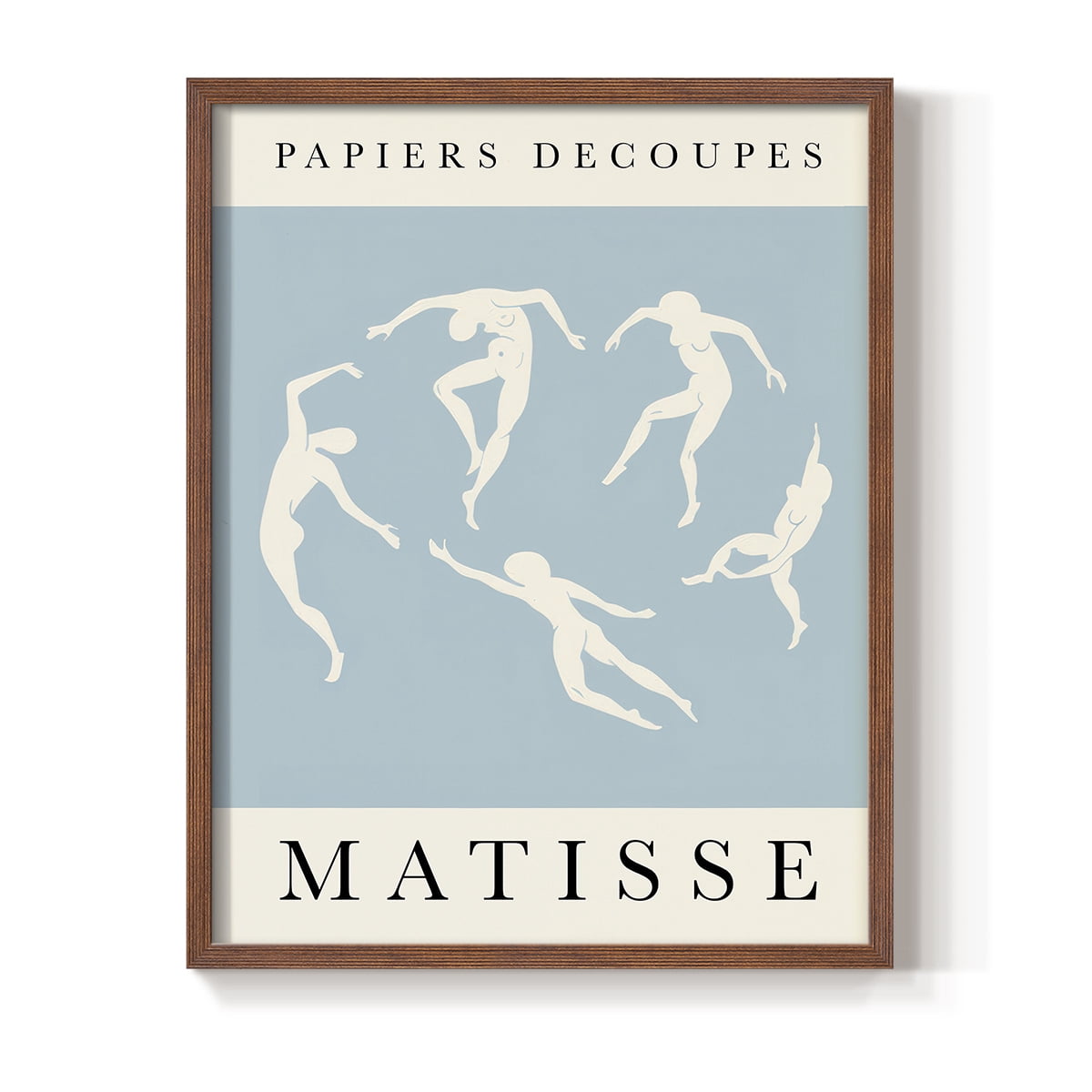 Matisse CXCII Framed Print in Brown Solid Wood 8 x 10 Framed Print