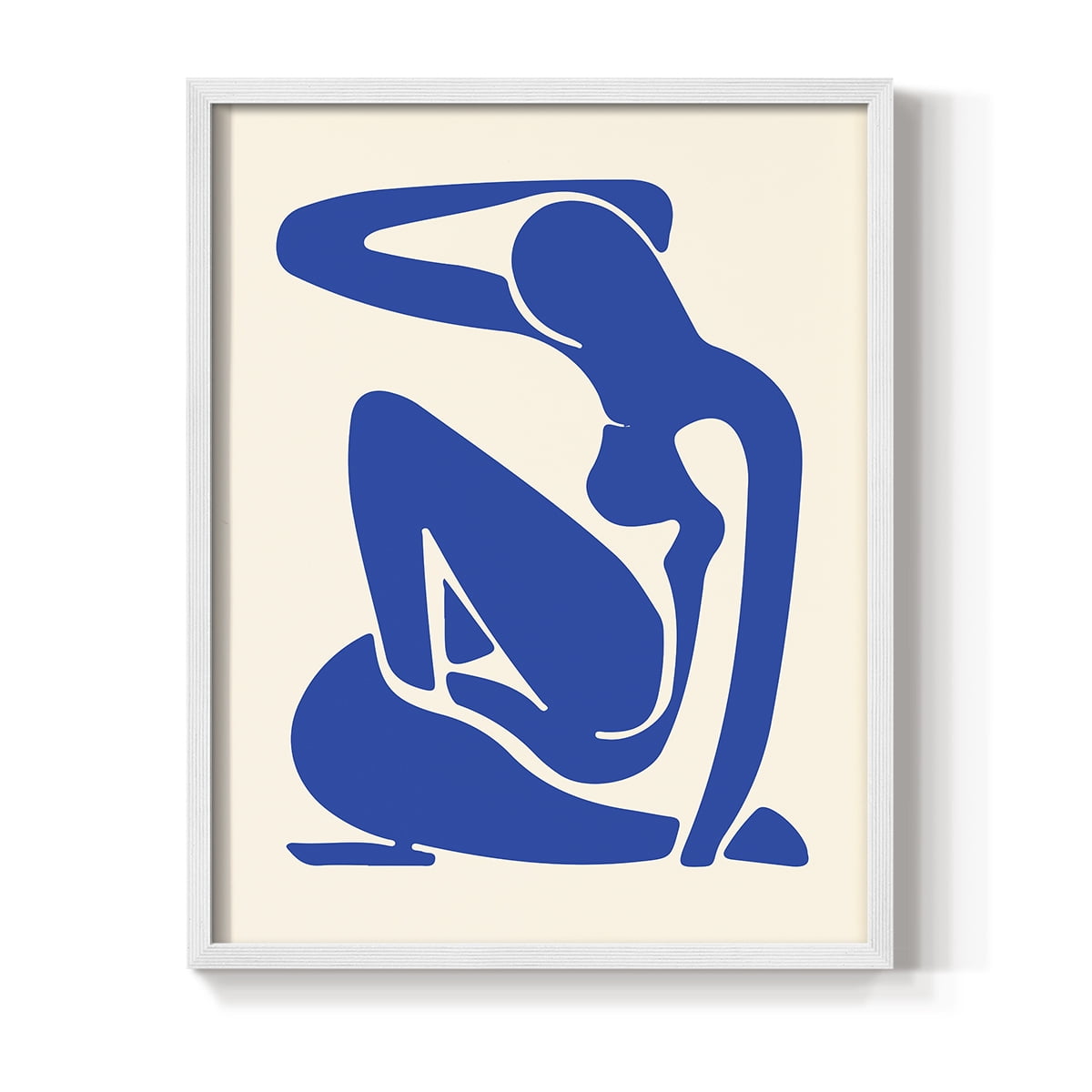 Matisse CXCV Framed Print in White Solid Wood 11 x 14 Framed Print