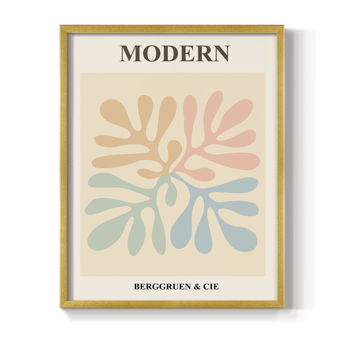 Matisse CXI Framed Print in Gold Solid Wood 11 x 14 Framed Print