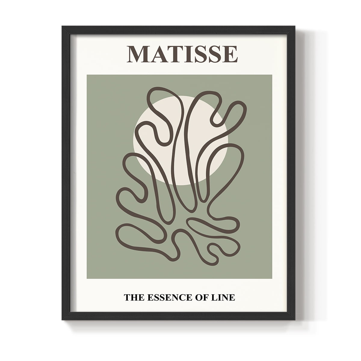Matisse CXIII Framed Print in Black Solid Wood 16 x 20 Framed Print