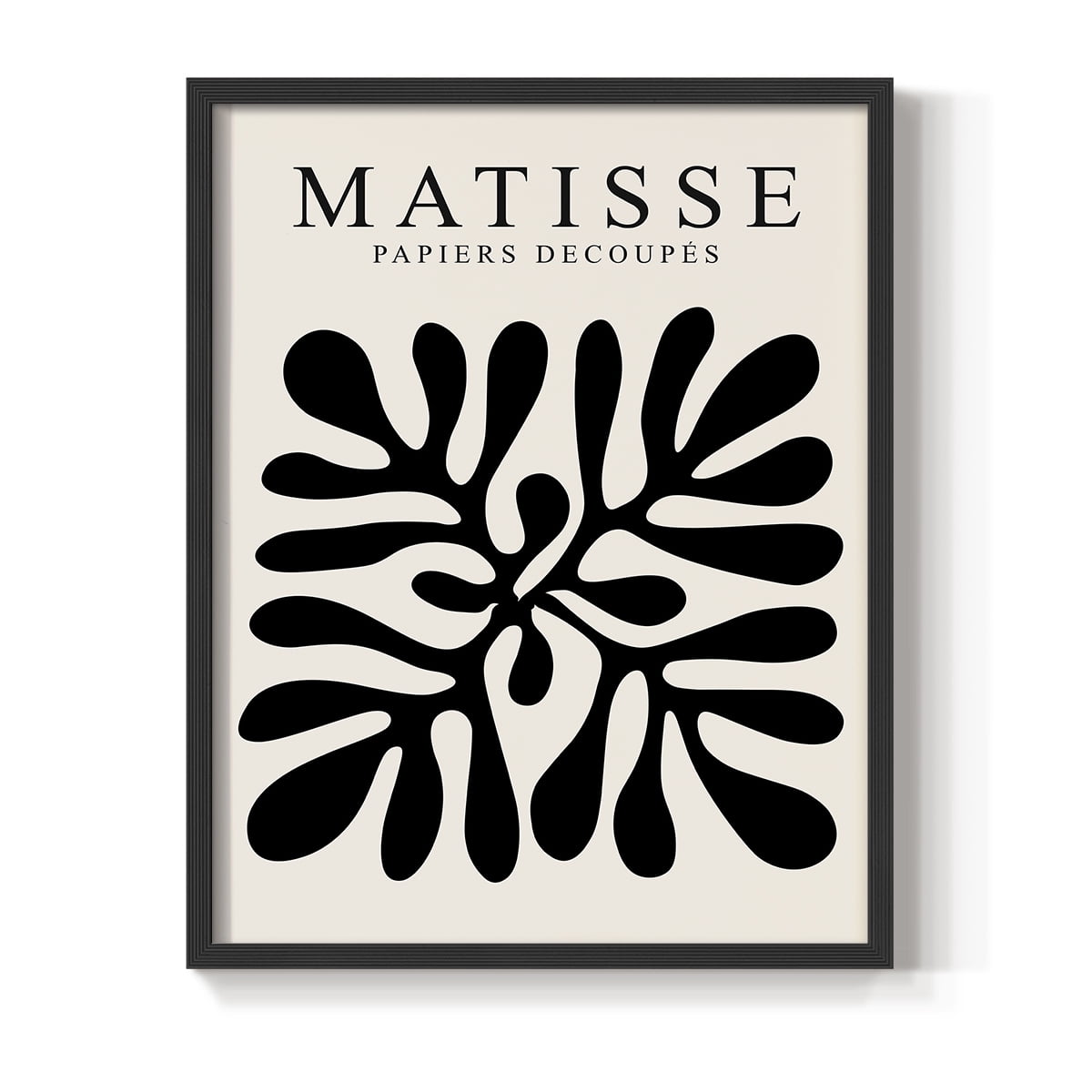 Matisse CXLIII Framed Print in Black Solid Wood 22 x 28 Framed Print