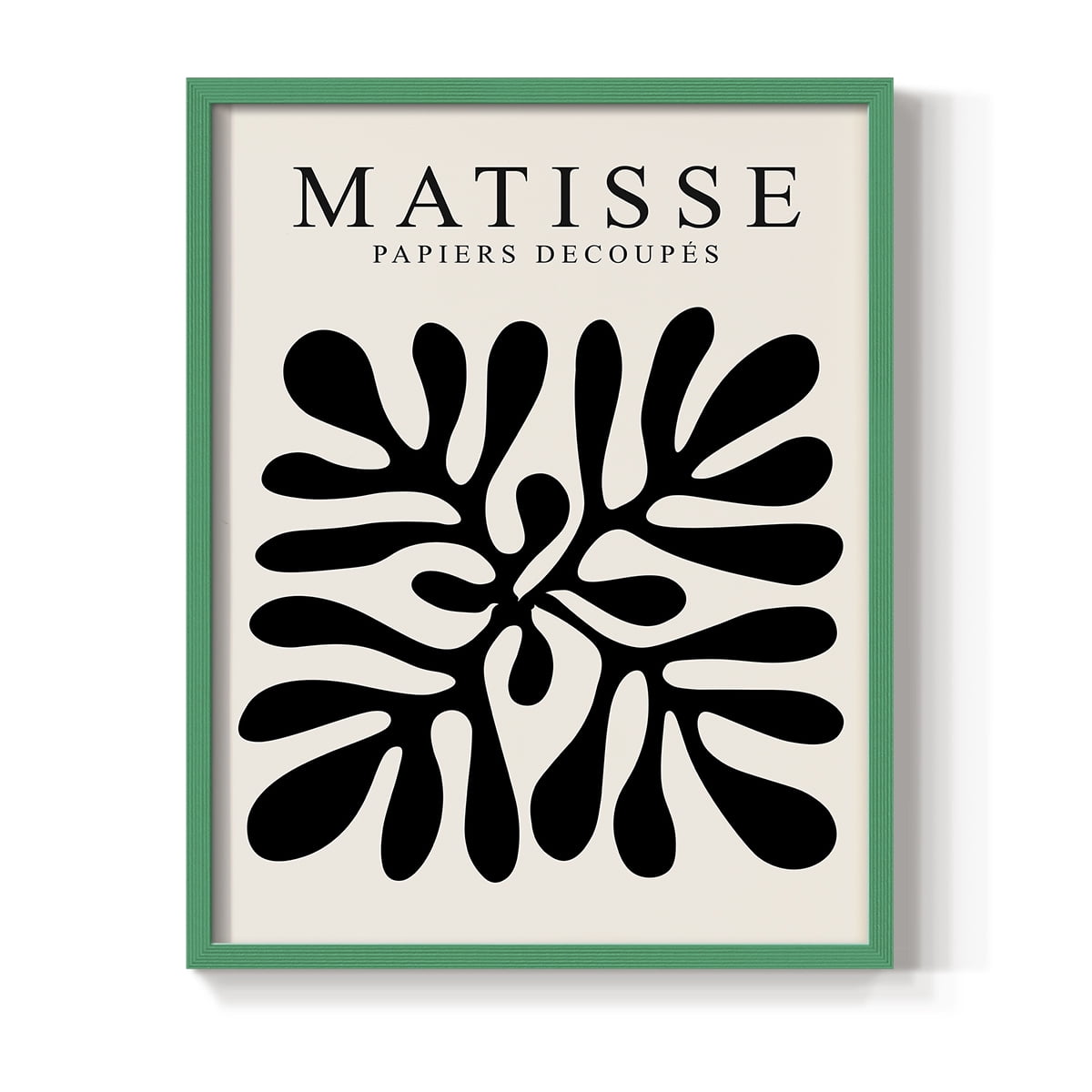 Matisse CXLIII Framed Print in Green Solid Wood 8 x 10 Framed Print