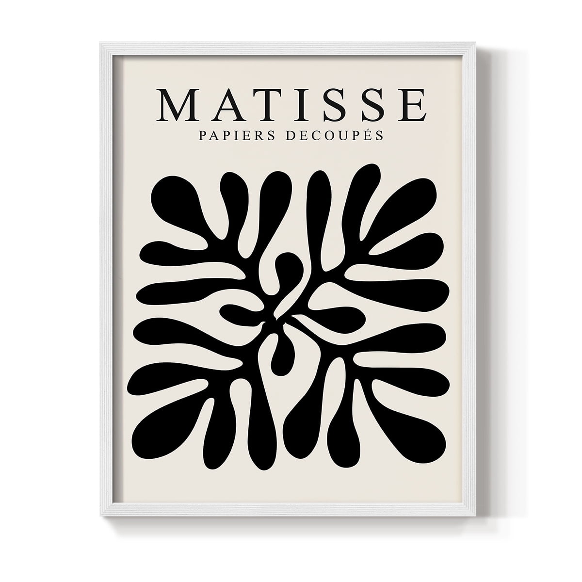 Matisse CXLIII Framed Print in White Solid Wood 8 x 10 Framed Print