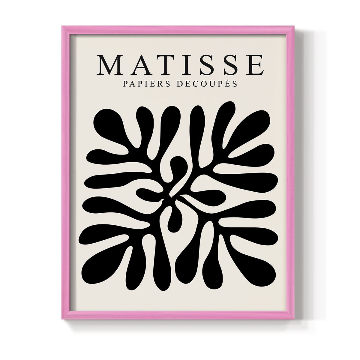 Matisse CXLIII Framed Print in Pink Solid Wood 8 x 10 Framed Print