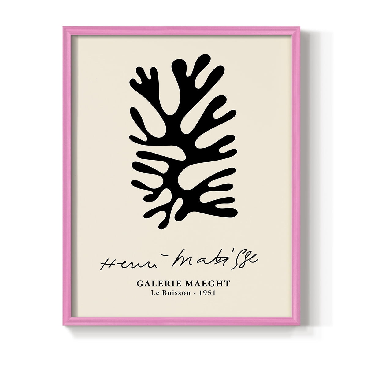 Matisse CXLIX Framed Print in Pink Solid Wood 8 x 10 Framed Print