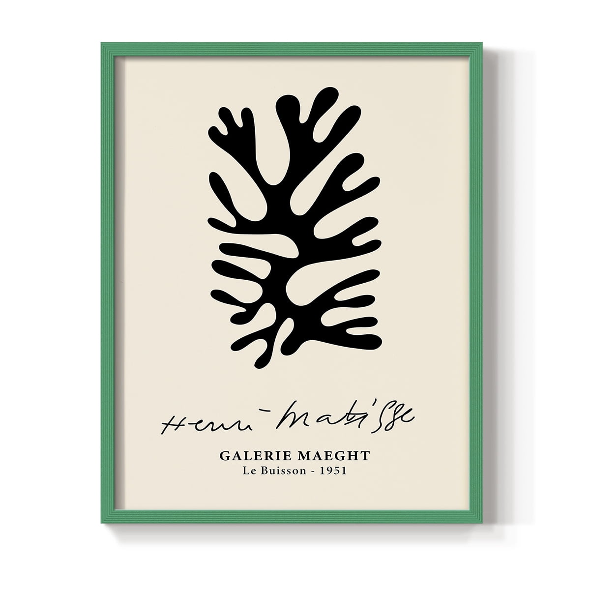 Matisse CXLIX Framed Print in Green Solid Wood 8 x 10 Framed Print