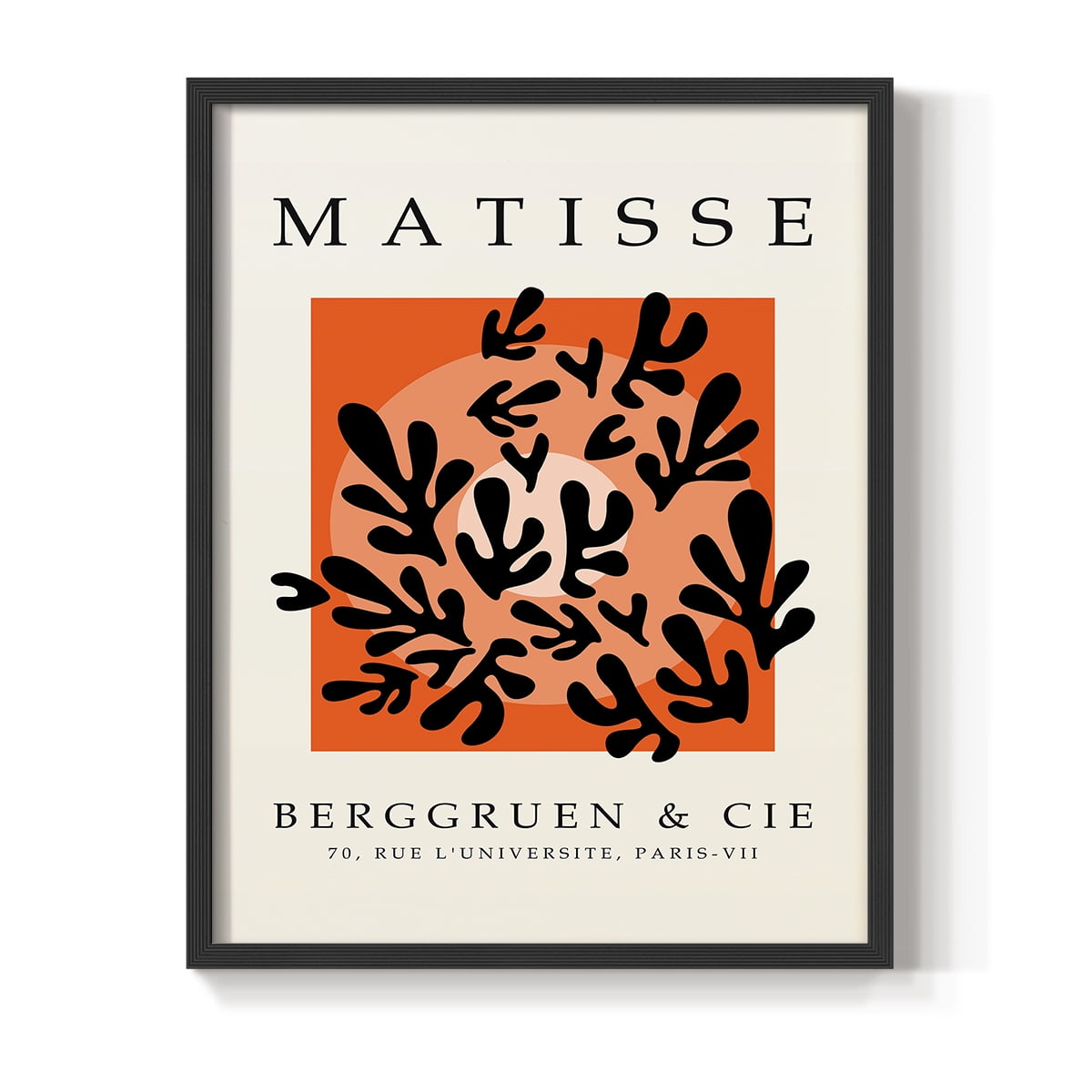 Matisse CXLV Framed Print in Black Solid Wood 8 x 10 Framed Print