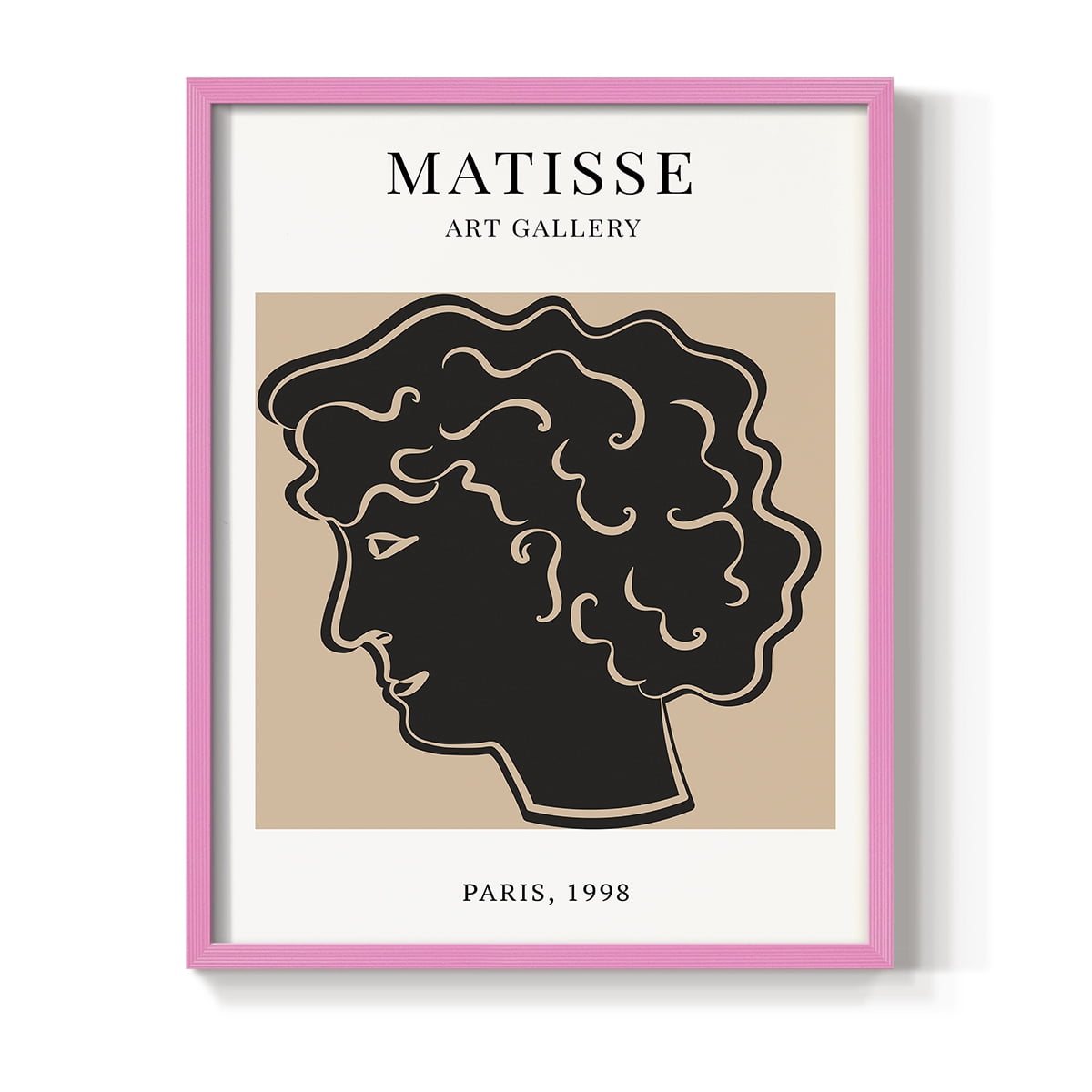 Matisse CXXI Framed Print in Pink Solid Wood 11 x 14 Framed Print