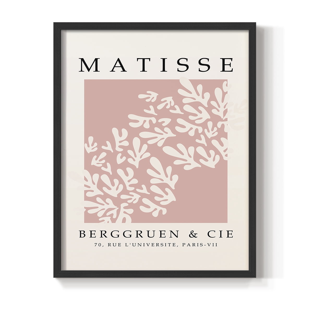 Matisse CXXIX Framed Print in Black Solid Wood 11 x 14 Framed Print