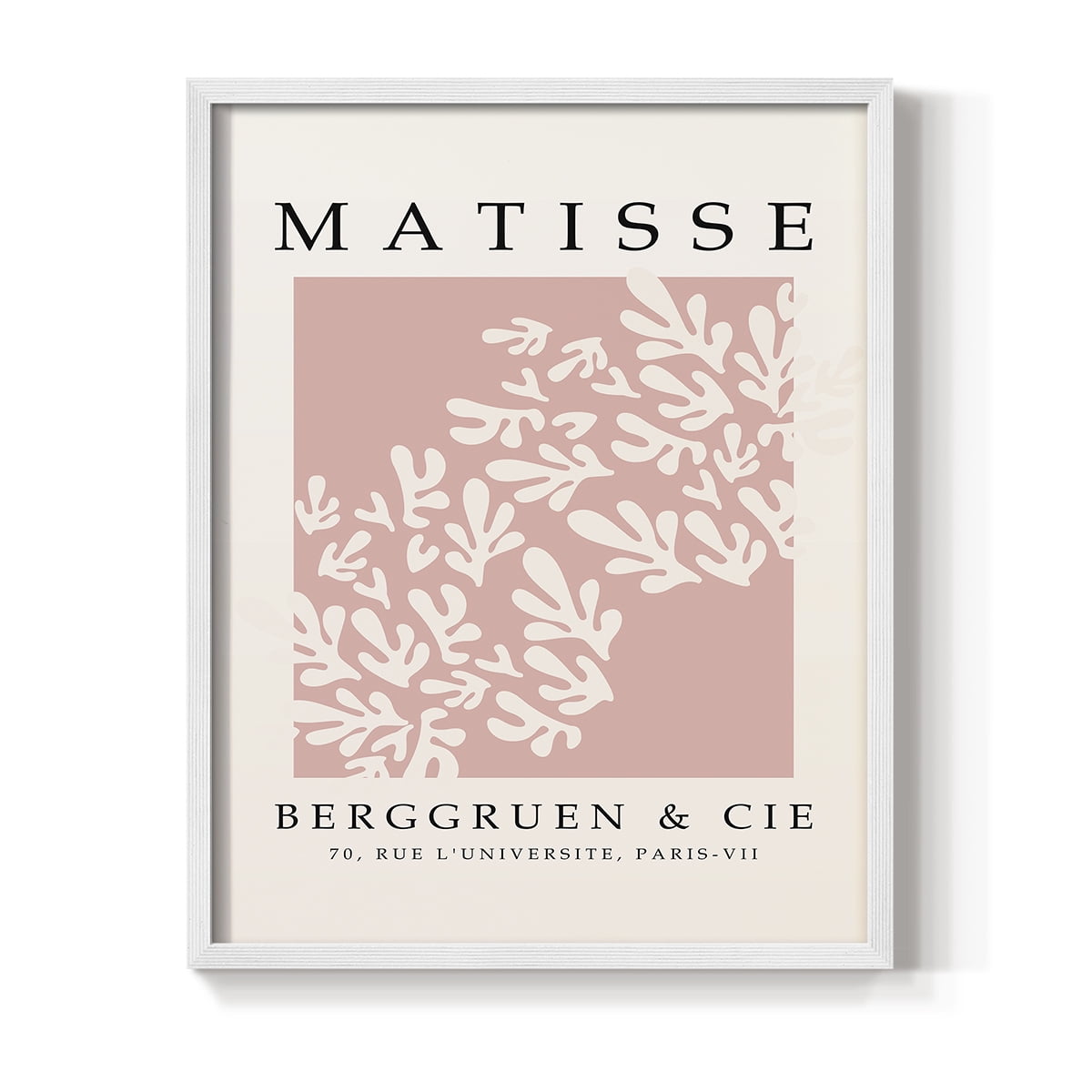 Matisse CXXIX Framed Print in White Solid Wood 8 x 10 Framed Print
