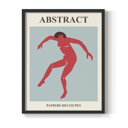 Matisse CXXV Framed Print in Black Solid Wood 8 x 10 Framed Print