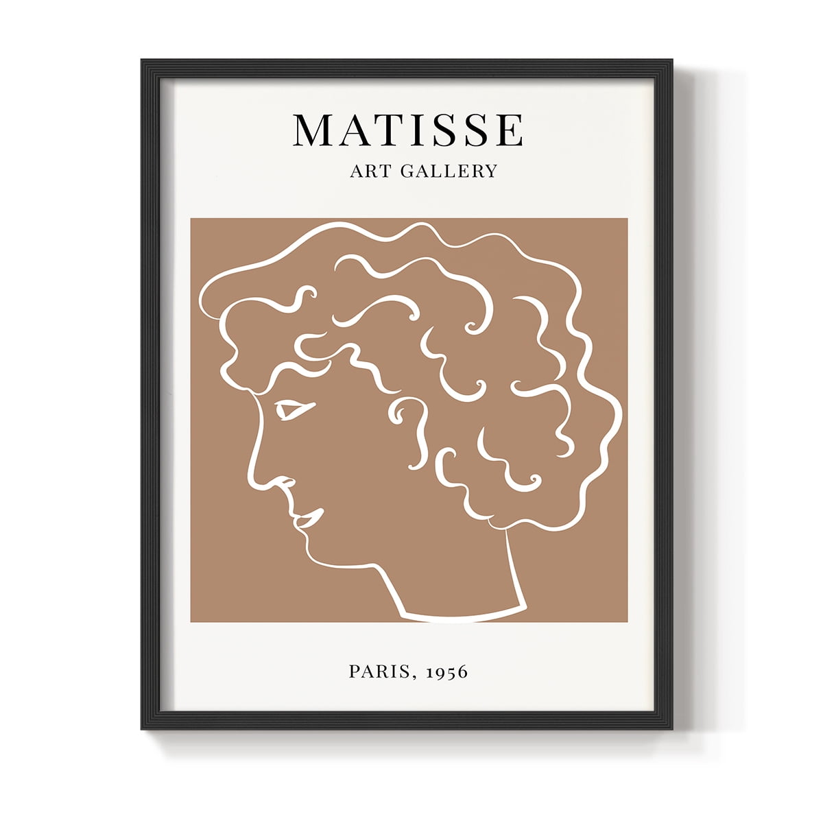 Matisse CXXVIII Framed Print in Black Solid Wood 16 x 20 Framed Print