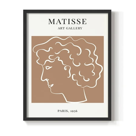 Matisse CXXVIII Framed Print in Black Solid Wood 8 x 10 Framed Print